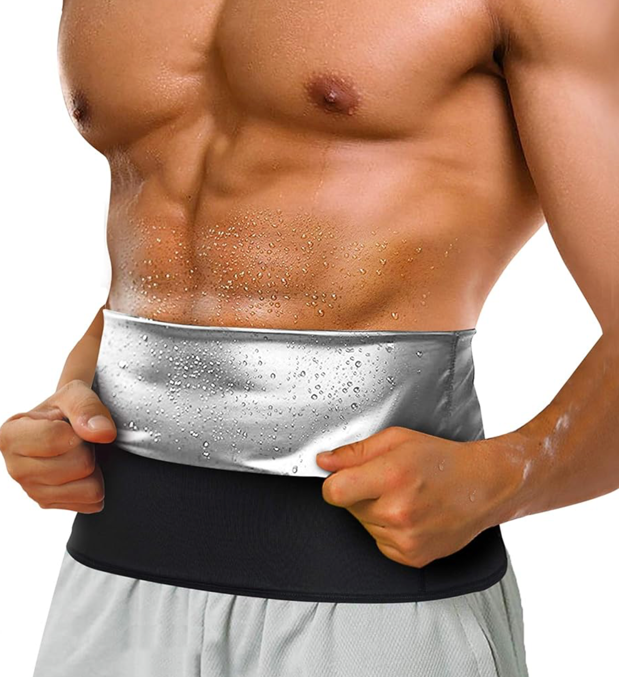 Sauna Waist Trimmer Belt for Men